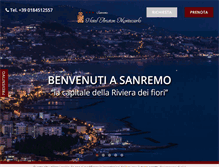 Tablet Screenshot of hotelaristonmontecarlo.com